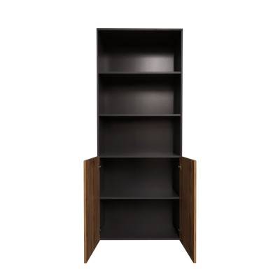 Шкаф для документов 800х2000х380 Графит MEBTECH - 2