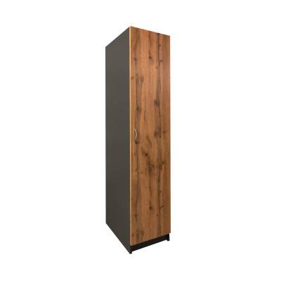 Шкаф пенал 400х1900х560 Графит MEBTECH - 4
