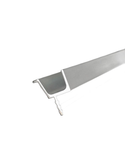 Профиль алюминиевый VR-3, 3м (фактура сатин, матовая бархатная поверхность) (ПОД ЗАКАЗ)  - 1