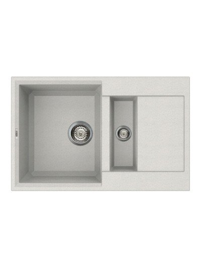 Мийка врізна EllECI EASY 325 bianco 52 Бежева  - 1