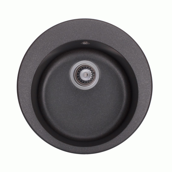 Мийка кухонна врізна Granado Vitoria black shine (D 510mm)  - 1