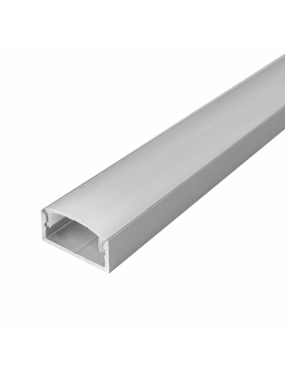Профиль алюминиевый с рассеивателем П7А накладной 2 м  - 1