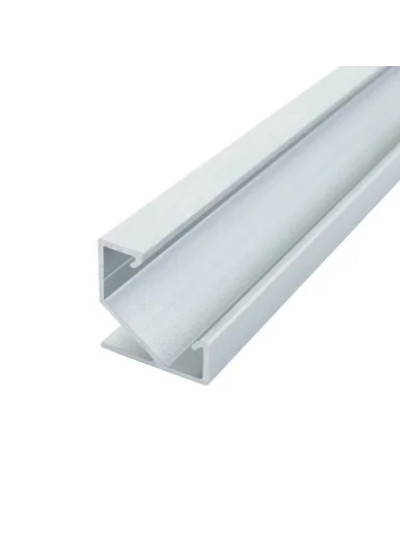 Профиль алюминиевый с рассеивателем ПУ17А -УГЛОВОЙ, 2 м  - 1
