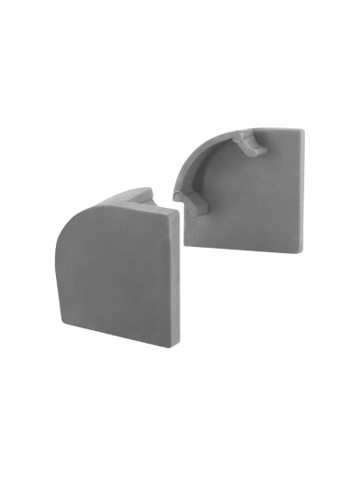 Заглушка к профилю алюминиевому ПУ17А угловому  - 1