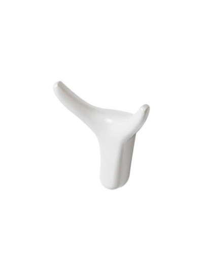 Крючок для одежды М 6030 белый  - 1 2