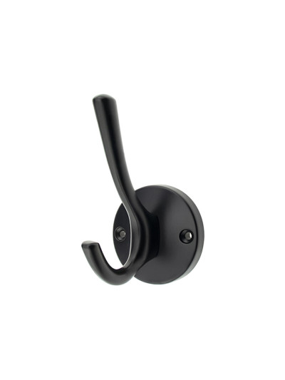 Гачок для одягу KR 43 MBLK чорний матовий  - 1 2