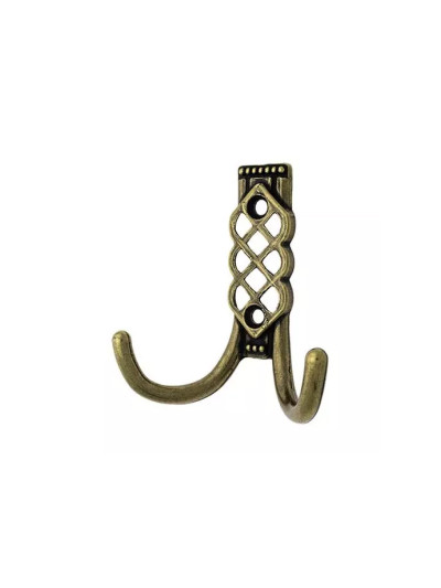 Крючок для одежды W102 AEB бронза  - 1 2
