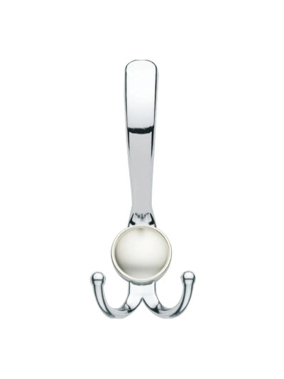 Крючок для одежды большой хром/сатин LARA PORTMANTO 13.139-06/02  - 1