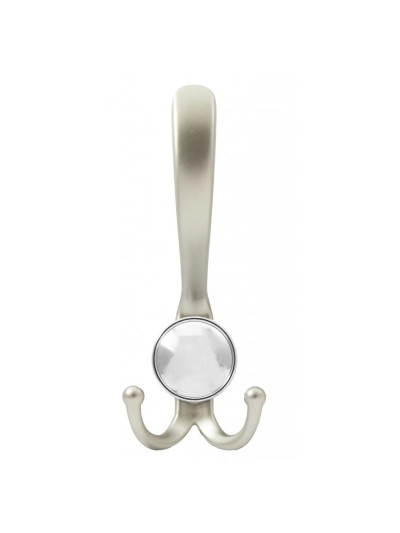 Гачок для одягу великий сатин / хром LARA PORTMANTO 13.139-02 / 06  - 1