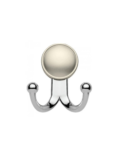 Крючок для одежды маленький хром/сатин PLS BONCUK 13.134-06/02  - 1