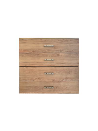 Комод для спальні 900х870х543 на 4 ящика Коричневий MebTech - 1 2