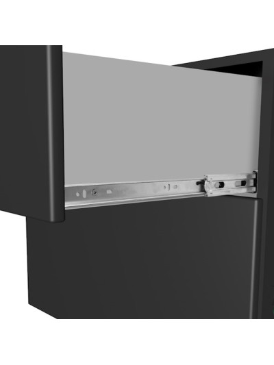 Напрямні телескопічні з доводчиком L-450 мм H-45 Linken Linken System - 1 2