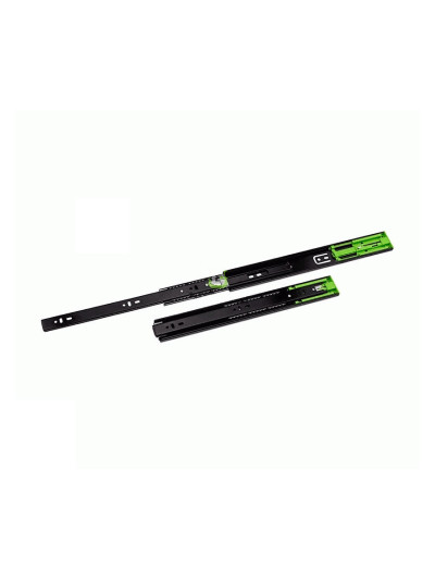 Напрямна телескопічна Push to open L-350 Н-45 мм Чорна MEBTECH - 1