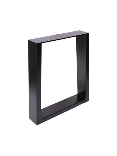 Опора - табурет прямокутна 400х350 мм Чорна DI FERRO - 1