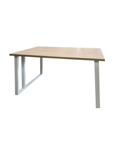 Стіл в стилі лофт 1286х680х764 мм Дуб Родос Світлий MebTech - 1 2