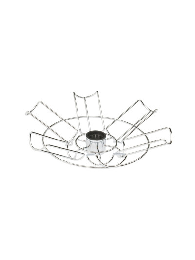 Полка для бутылок на трубу D500 мм/50 хром  - 1