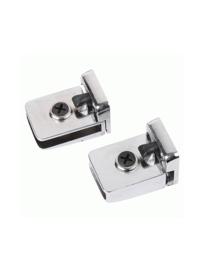 Петля для скла Siso 4-5 мм. Прямокутна хром SISO - 1