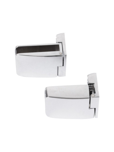 Петля для стекла Siso 4-5 мм.Прямоугольная хром SISO - 1 2