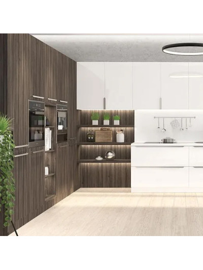 Фасад МДФ AGT Дерево темное 389 AGT - 1 2