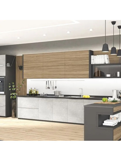 Фасад МДФ AGT Камень серый 390 AGT - 1 2