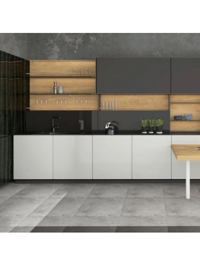 Фасад МДФ AGT Тренд сірий глянець 6020 AGT - 1 2