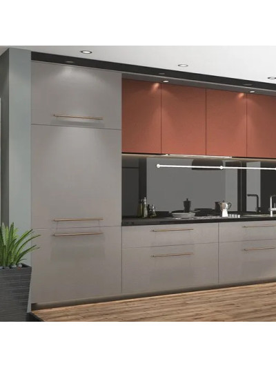 Фасад МДФ AGT Кашемир серый 387 AGT - 1 2