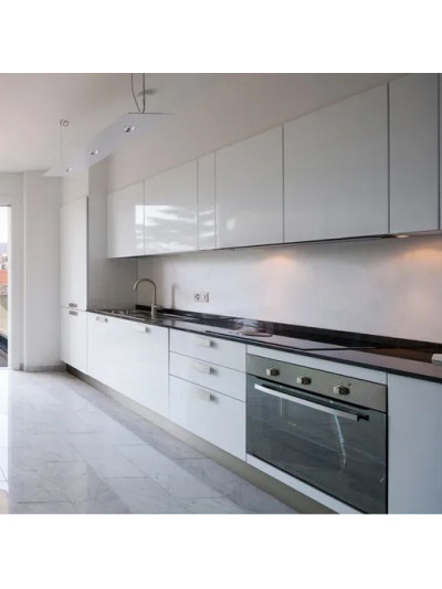 Фасад МДФ AGT Антрацит білий глянець 670 AGT - 1 2