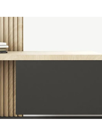 Фасад МДФ AGT Supra Mat Сірий антрацит 3013 AGT - 1 2