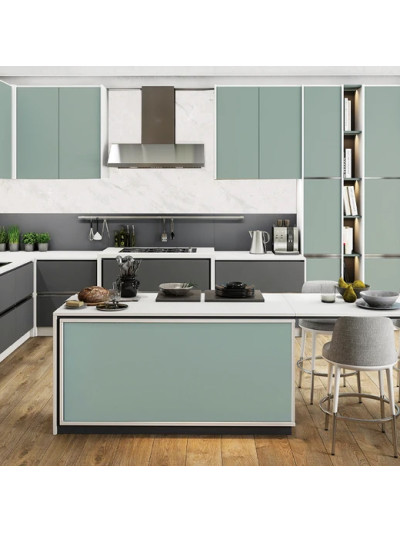 Фасад МДФ AGT Supra Mat Синьо-зелений 3015 AGT - 1 2