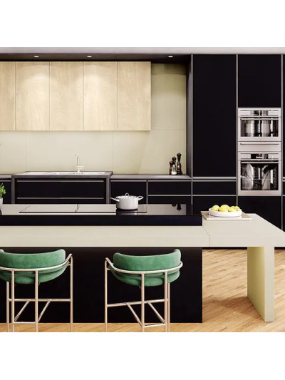 Фасад МДФ AGT Supra Mat Перламутровий чорний 3010 AGT - 1 2