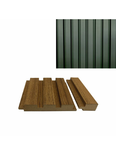 Конец к стеновой панели AGT PR01-B Зеленый лист 2027 AGT - 1