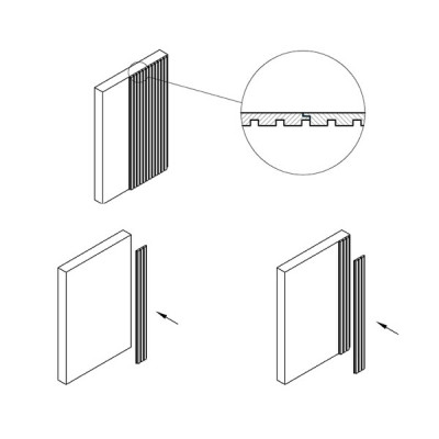 Стеновая панель LuxeForm Винтаж S958 3050,4200х600х10мм LuxeForm - 3