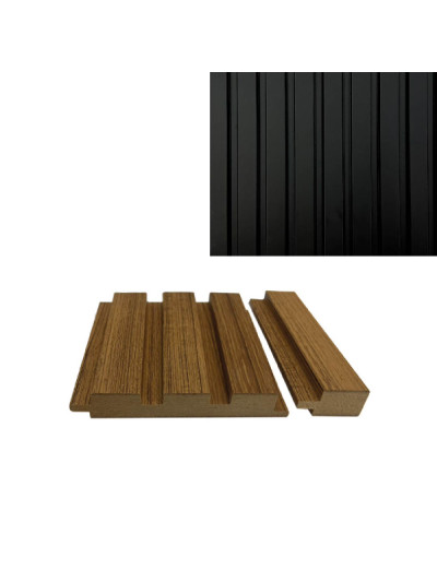 Конец к стеновой панели AGT PR01-B Черный шелк 723 AGT - 1