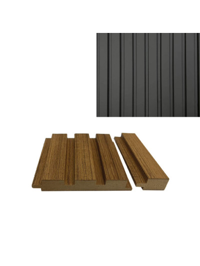 Конец к стеновой панели AGT PR01-B Темно-серый шелк 726 AGT - 1