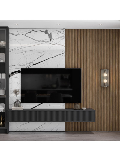 Реечная стеновая панель AGT PR01 Тик 248 AGT - 1 2