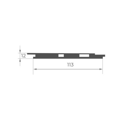Рейкова стінова панель AGT PR02 Кремово-білий 3019 AGT - 3