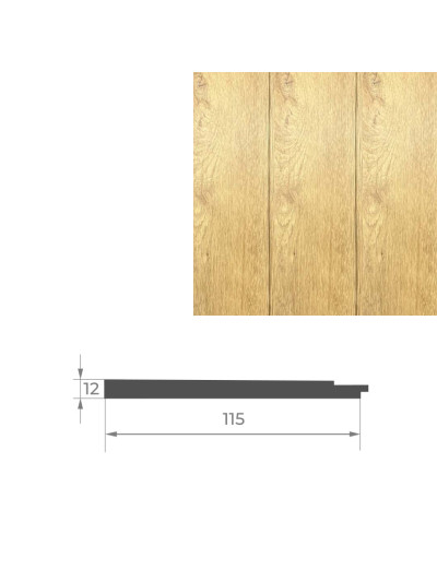 Начало к стеновой панели AGT PR02-A Дуб натуральный 397 AGT - 1