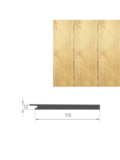 Конец к стеновой панели AGT PR02-B Дуб натуральный 397 AGT - 1