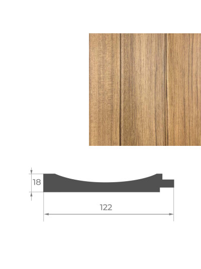 Начало к стеновой панели AGT PR04-A Тик 248 AGT - 1