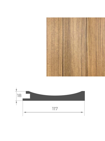 Конец к стеновой панели AGT PR04-B Тик 248 AGT - 1