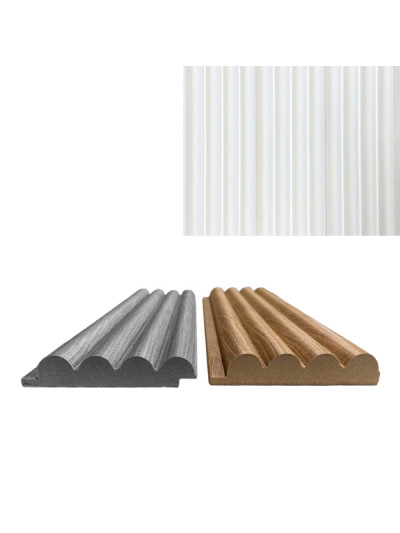 Кінець до стінової панелі AGT PR05-B Білий шовк 734 AGT - 1