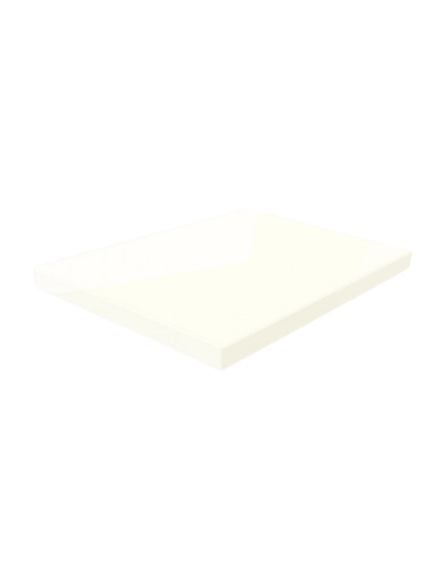Фасад МДФ LuxeForm Crystaline Белое солнце глянец GL-002U CS LuxeForm - 1 2