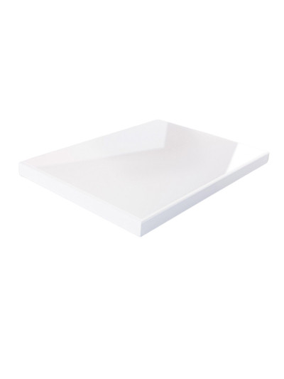 Фасад МДФ LuxeForm Crystaline Ультра білий глянець GL-001U CS LuxeForm - 1 2