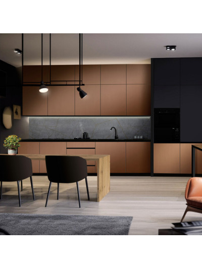 Фасад МДФ LuxeForm Idea Красная медь метал MET-019 iS LuxeForm - 1 2