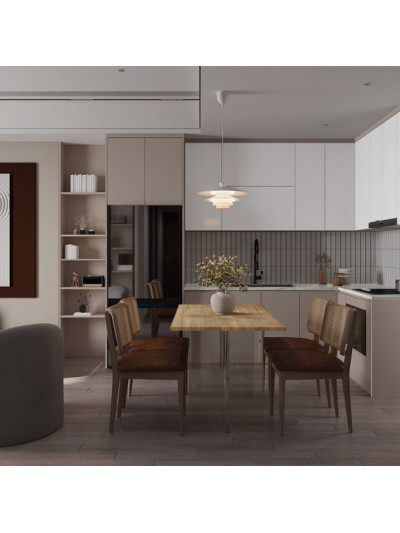 Фасад МДФ LuxeForm Idea Какао мат МТ-08 iS LuxeForm - 1 2