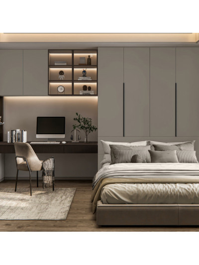 Фасад МДФ LuxeForm Idea Тауп-грей мат МТ-09 iS LuxeForm - 1 2