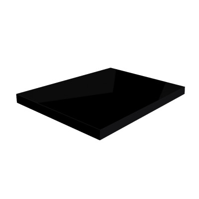 Фасад МДФ LuxeForm Idea Чорний трюфель глянець GL-015 iS LuxeForm - 2