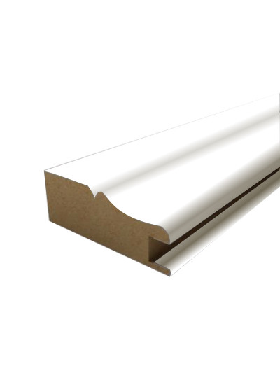 2205 Білий рамковий профіль МДФ 2800  - 1