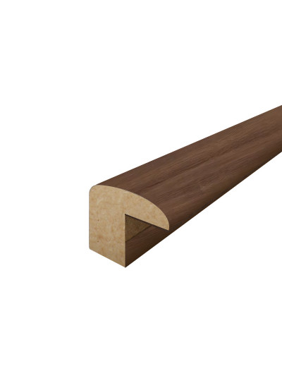 2530 Орех темный накладка угол  МДФ 2800  - 1