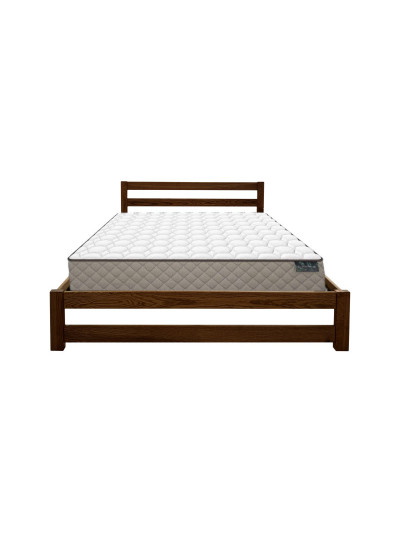 Кровать двуспальная 1600x2000 мм Орех MEBTECH - 1